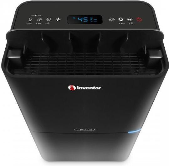 Inventor Comfort Dehumidifier with Compressor Ionizer and Wi-Fi 20lt Black