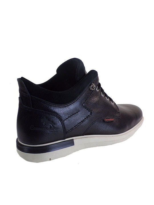 Leather Black Men's Boots