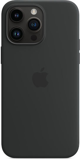 Apple Silicone Case with MagSafe Back Cover Σιλικόνης Midnight (iPhone 14 Pro Max)