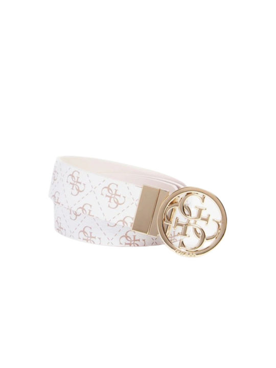 Guess Women's Belt White/Brown