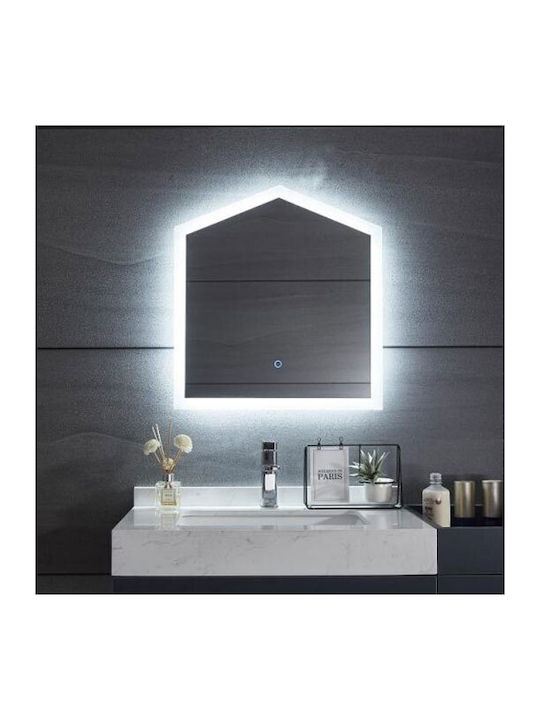 Gloria Minion Bathroom Mirror Led Touch 55x60cm