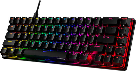 HyperX Alloy Origins 65 Gaming Mechanical Keyboard 65% with HyperX Aqua switches and RGB lighting (English US)