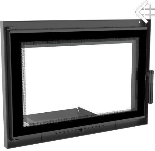 Kratki Стоманена Предност на камината 73.8x52.4см