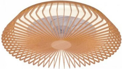 Mantra Himalaya 7128 Ventilator de Tavan 63cm cu Lumină, WiFi și Telecomandă Wood