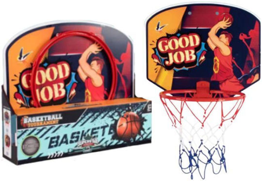 Blue Toys Παιδική Μπασκέτα Εσωτερικού χώρου Πόρτας με Μπάλα