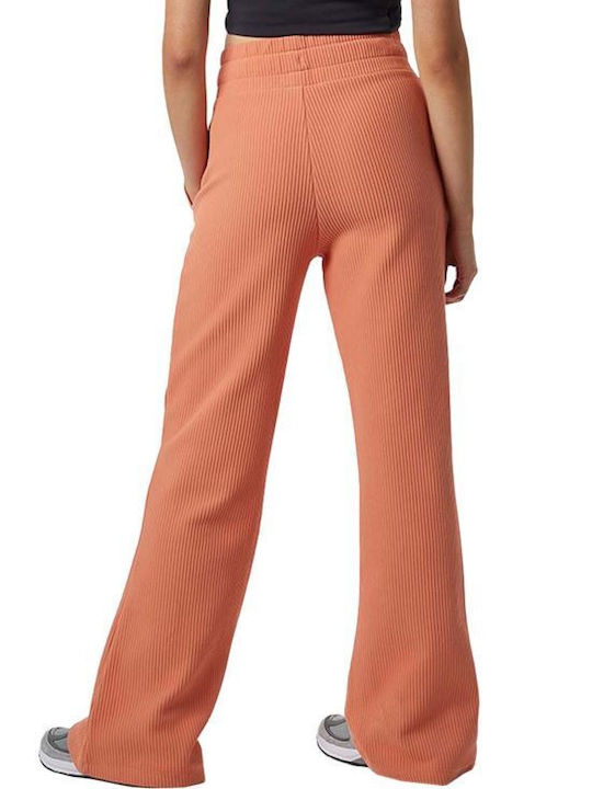 New Balance Damen-Sweatpants Ausgestellt Orange