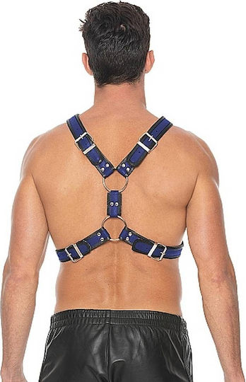 Shots Ouch Scottish Harness Blue