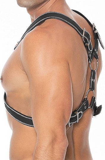 Shots Ouch Z Series Scottish Leather Harness Black