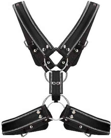 Shots Ouch Z Series Scottish Leather Harness Black