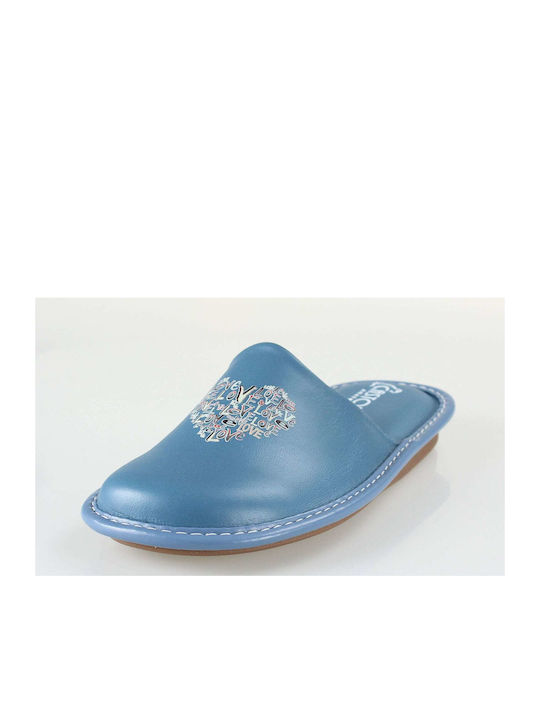 Castor Anatomic Anatomic Leather Women's Slippers Oceano