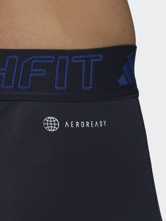 adidas Techfit Colan sport pentru bărbați Compresie Lung Albastru