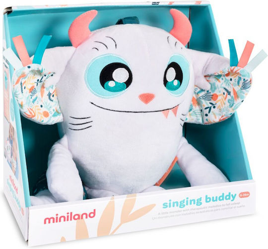 Miniland Tierchen Buddy aus Stoff mit Musik für 0++ Monate