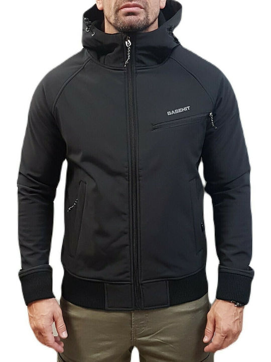 Winter Jacket Bomber Waterproof Black