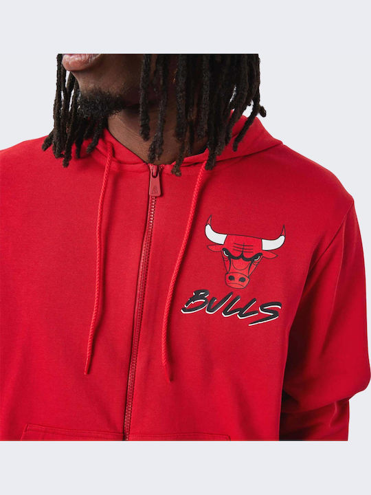 Chicago Bulls NBA Яке с Качулка Червено