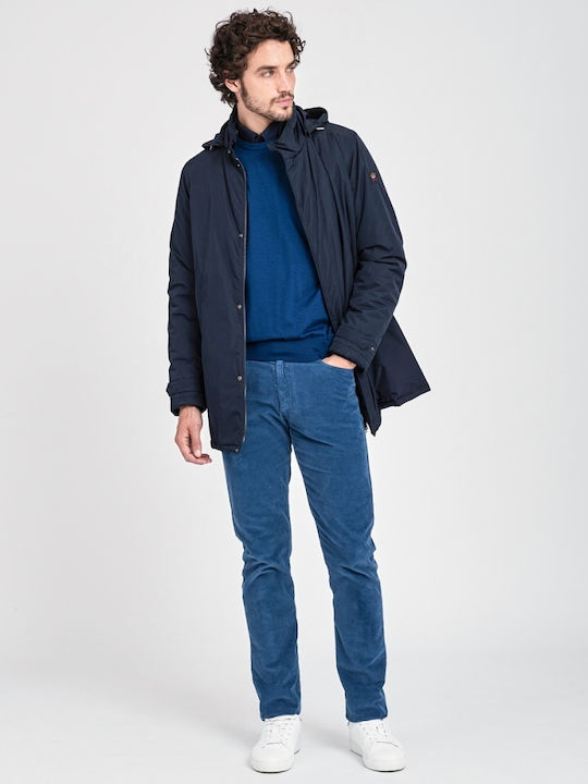 Winter Jacke Parka Marineblau
