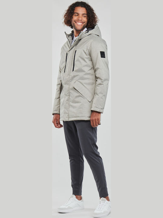 Jack & Jones Jacke Parka Asphalt Melange Gray
