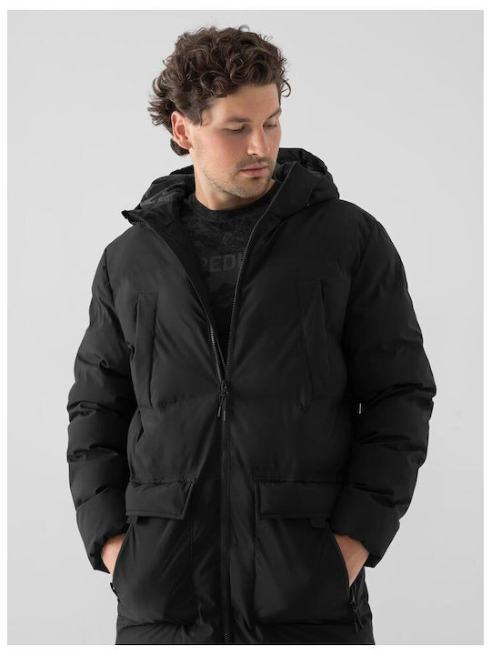 4F Men's Winter Puffer Jacket Black