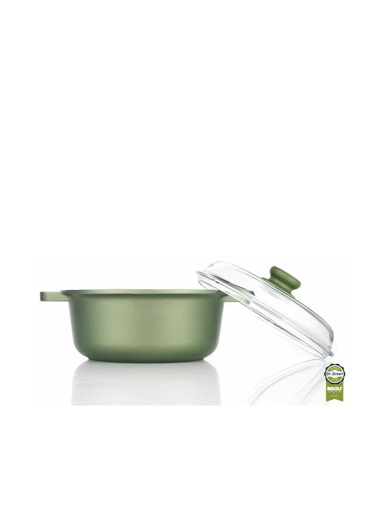 Risoli Dr Green Deep Pot made of Cast Aluminum 3.5lt / 24cm