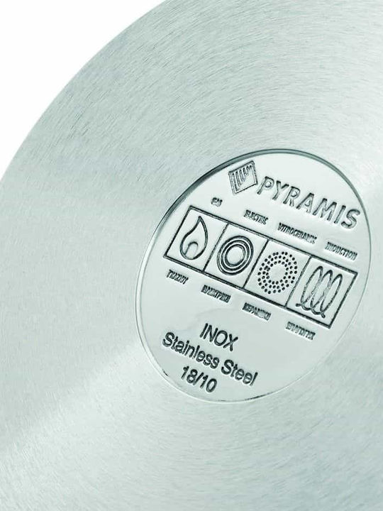 Pyramis Classic Ανοξείδωτη Ρηχή Κατσαρόλα 5.8lt / 28cm