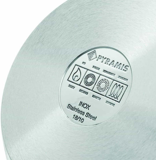 Pyramis Classic Ανοξείδωτη Ρηχή Κατσαρόλα 5.8lt / 28cm