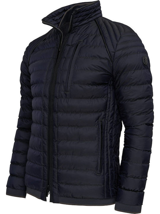 Geacă Iarna Puffer Albastru Marin