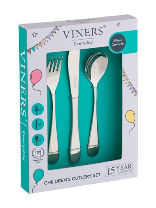 Viners Сет ножове и вилице Сребрист 3бр