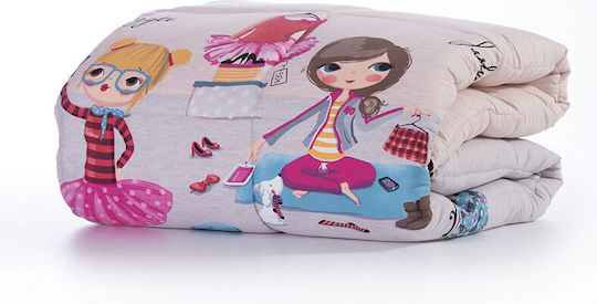 Nef-Nef Homeware Kids Duvet Single Fashion Bloggers Pink 160x220cm