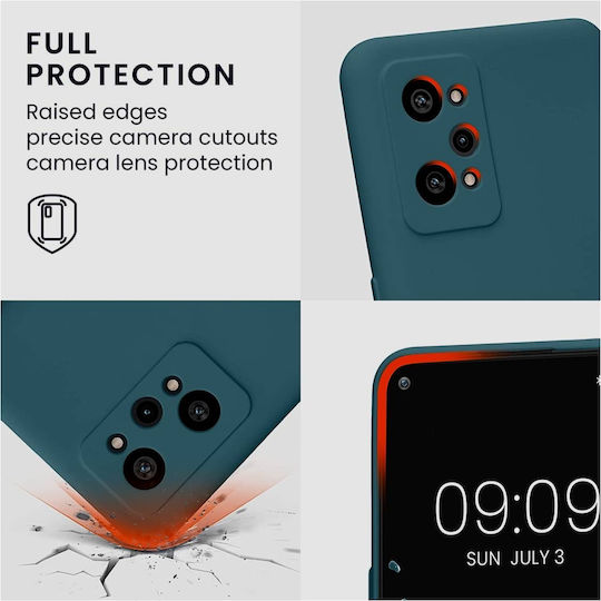 KWmobile Soft Flexible Rubber with Camera Protector Back Cover Σιλικόνης 1.3mm Teal Matte (Realme GT Neo 3T)
