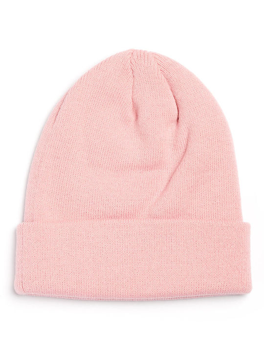 Emerson Knitted Beanie Cap Pink