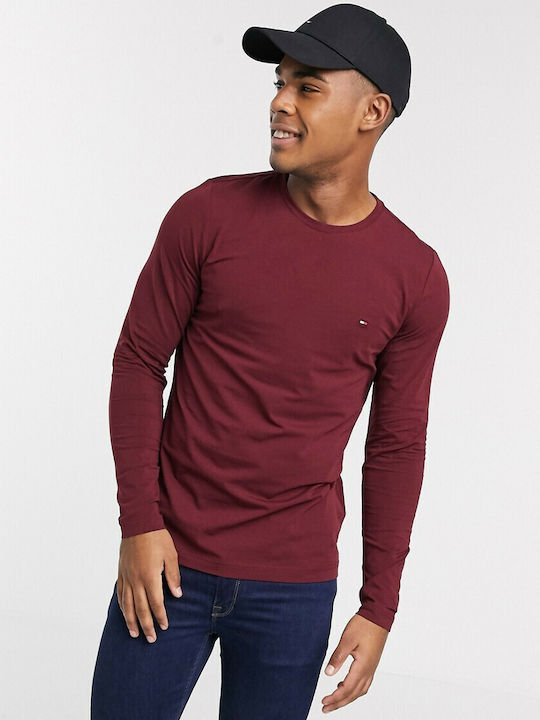 Long Sleeve Blouse Burgundy