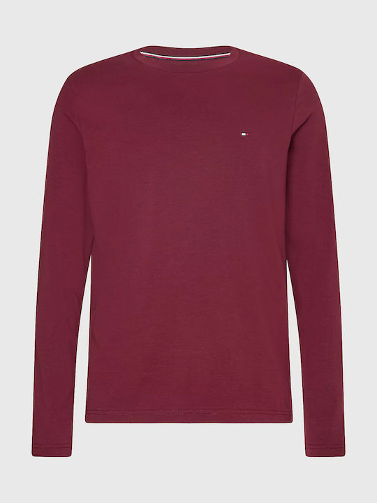 Long Sleeve Blouse Burgundy