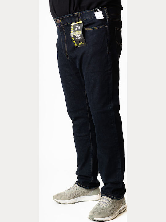 Extreme Motion Men's Jeans Pants Elastic with Slim Straight Fit Navy Blue