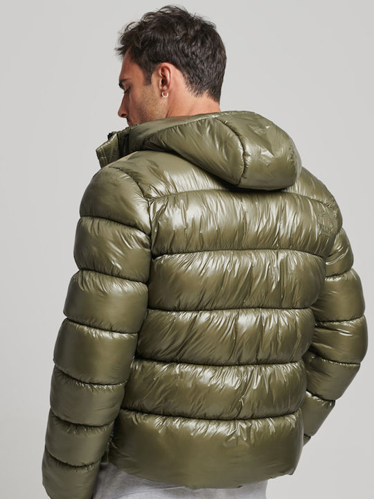 M D3 Winter Jacket Puffer Waterproof Green