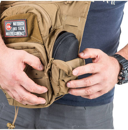 Helikon Tex Edc Side Bag Military Pouch Shoulderbags made of Cordura Gray 11lt