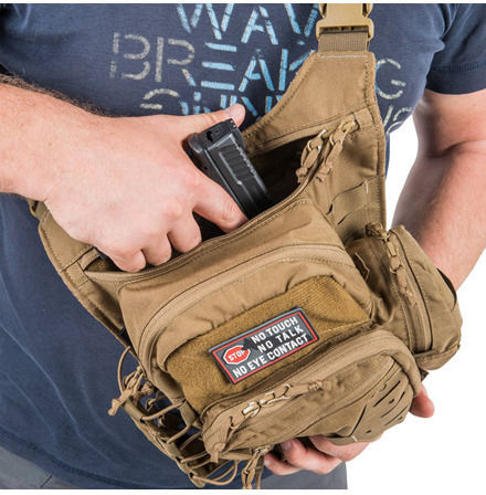 Helikon Tex Edc Side Bag Military Pouch Shoulderbags made of Cordura Gray 11lt
