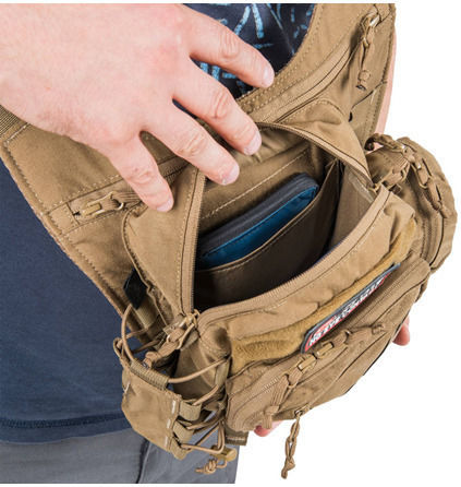 Helikon Tex Edc Side Bag Military Pouch Shoulderbags made of Cordura Gray 11lt
