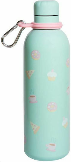 Grupo Erik Pusheen Foodie Kinderflasche Aluminium Turquoise 500ml