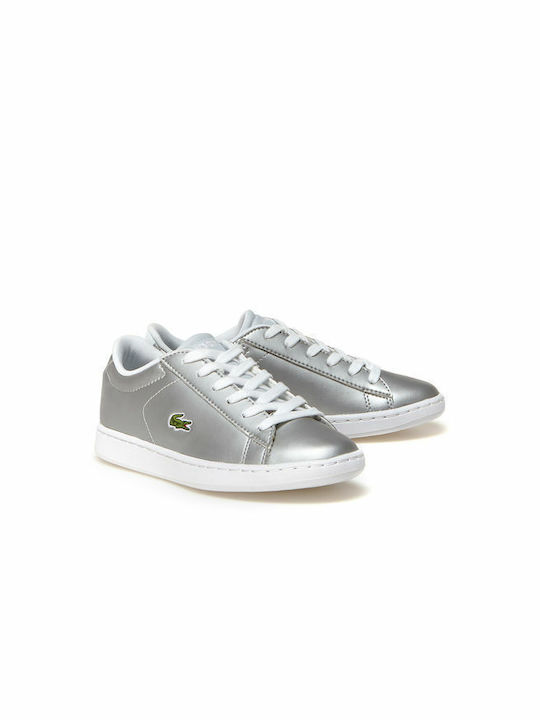 Lacoste Παιδικά Sneakers για Κορίτσι Ασημί