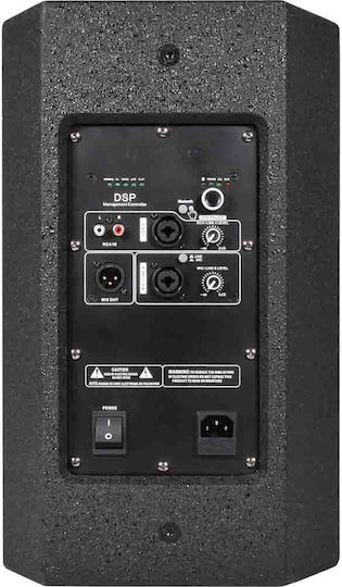 Citronic CUBA-8A 178.708UK Active Speaker PA 250W with Woofer 8" 26.5x26.5x43.5cm.