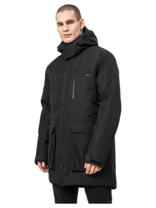 4F Men's Ski & Snowboard Jacket Black H4Z22-KUM001-20S