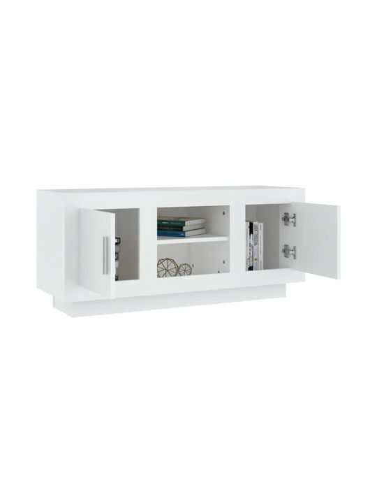 TV-Ständer Weiß M102xP35xH45cm