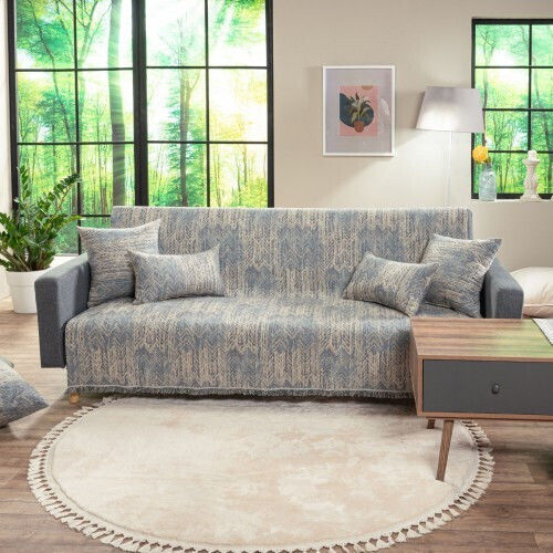 Teoran Teoran Sofa Throw 2 Seater Chenille 180x250cm