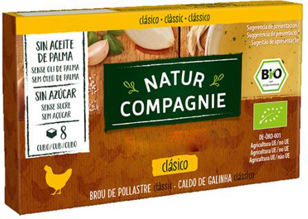 Natur Compagnie Organic Cooking Cubes Chicken Chicken 80gr Package of 8