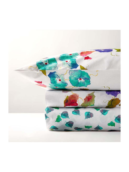 Cannon Duvet Cover Set Cotton Single with Pillowcase 170x250 Secret Garden Multicolored