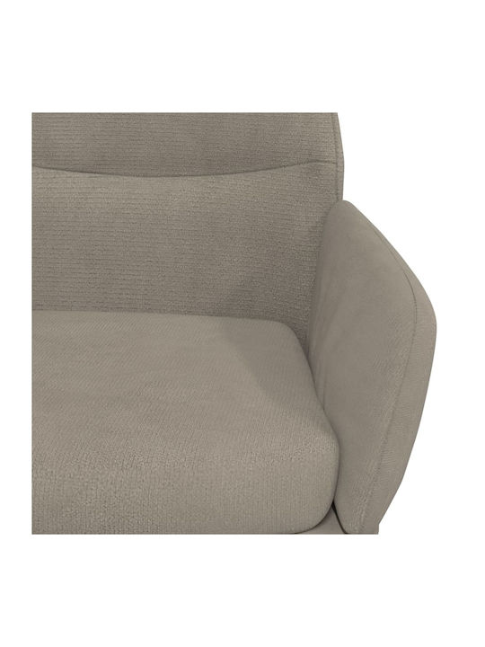 Кадифен Светло сиво 70x77x94см
