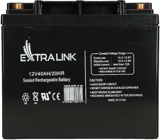 Extralink Μπαταρία UPS με Χωρητικότητα 40Ah και Τάση 12V EX.9779