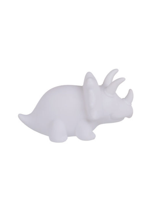Out of the Blue LED Kinder Dekorative Lampe Stegosaurus Weiß 17x9cm Stegosaurus