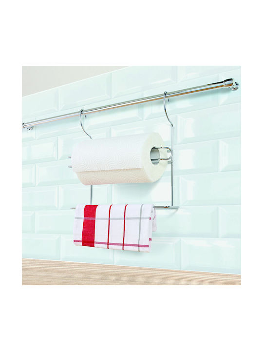 Metaltex Rack Lonardo Βάση για Χαρτί Κουζίνας Μεταλλική Γκρι 35x8x41cm