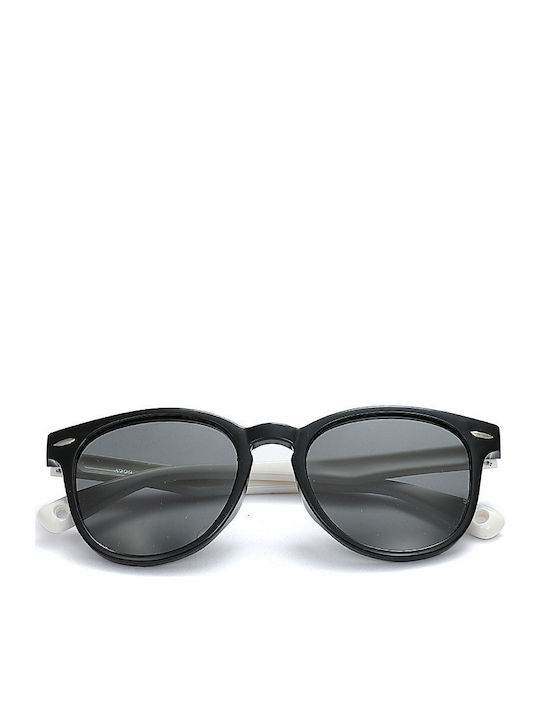 Polareye S8223 Sunglasses Μαύρα with Acetate Frame & Black Lens