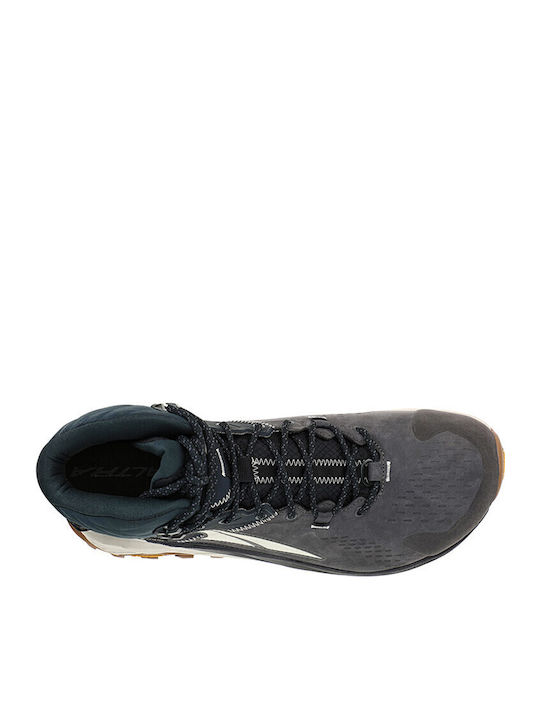 Altra Olympus 5 Men's Waterproof Hiking Boots With Gore-Tex Membrane Black